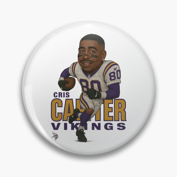 Item preview, Cris Carter Vikings #80 Caricature Art designed and sold by TheArtOfCar.
