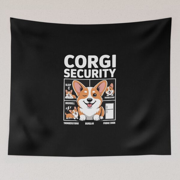 Item preview, Corgi Dog Lover Security Corgi Mom Dad Pets Owner designed and sold by DigitaldeligArt.
