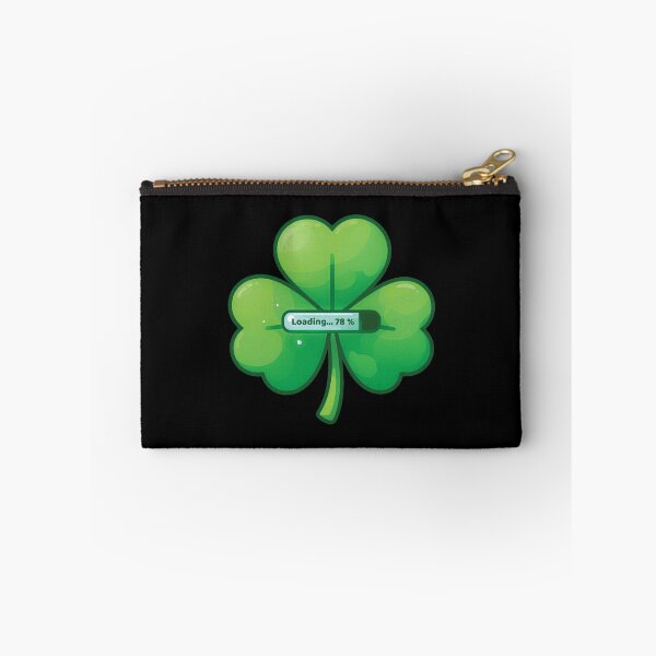 Item preview, Shamrock Loading Progress — Playful Lucky Clover  designed and sold by NaturEdeN.