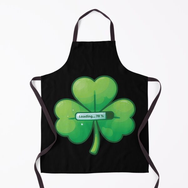 Item preview, Shamrock Loading Progress — Playful Lucky Clover designed and sold by NaturEdeN.