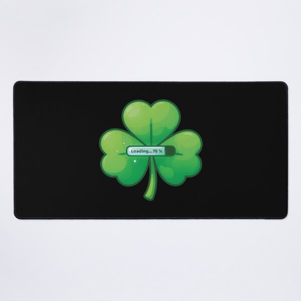 Item preview, Shamrock Loading Progress — Playful Lucky Clover  designed and sold by NaturEdeN.