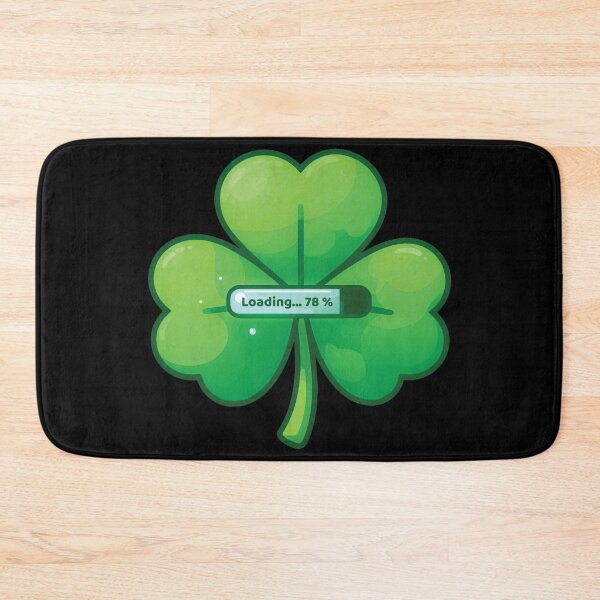Item preview, Shamrock Loading Progress — Playful Lucky Clover  designed and sold by NaturEdeN.