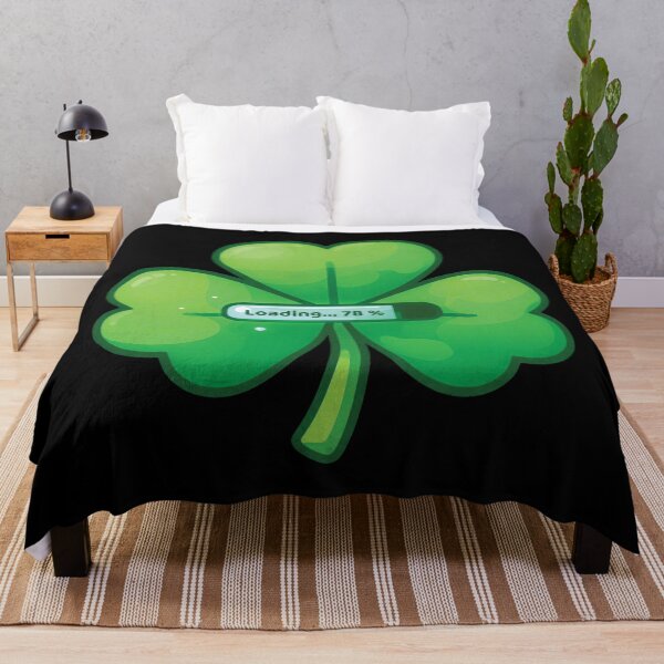 Item preview, Shamrock Loading Progress — Playful Lucky Clover designed and sold by NaturEdeN.