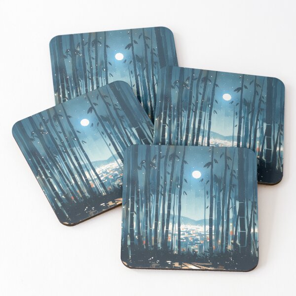 Item preview, Moonlight Through the Bamboo Forest designed and sold by Dusk Atelier.