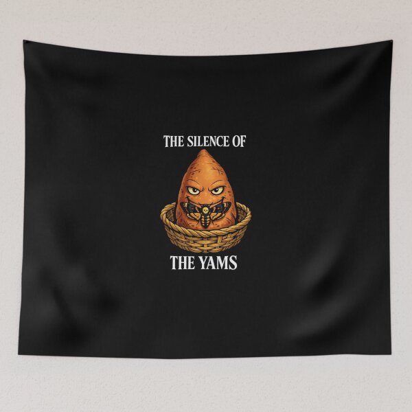Item preview, Silence of the Yams - Creepy Yam Horror Parody Cartoon designed and sold by Sonic Nova Studios.