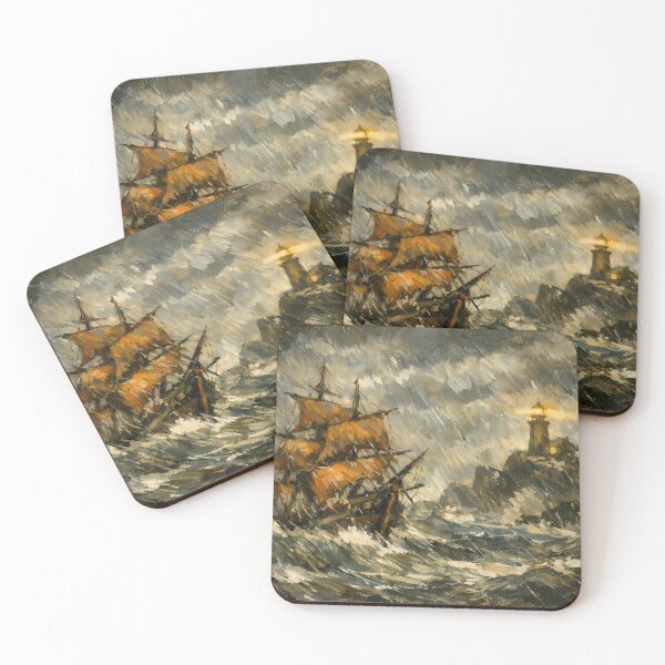 Item preview, Stormy Seas and Lighthouse designed and sold by cuprum.