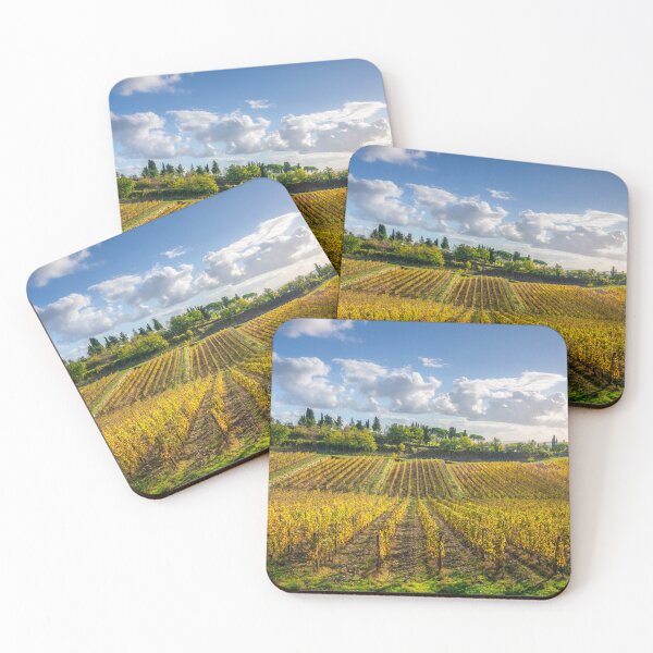 Item preview, Chianti vineyards landscape at sunset. Tuscany, Italy designed and sold by Stefano Orazzini.