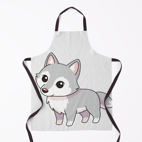 Item preview, Cute Kawaii Wolf Illustration – Adorable Chibi Woodland Animal designed and sold by soletstudio.