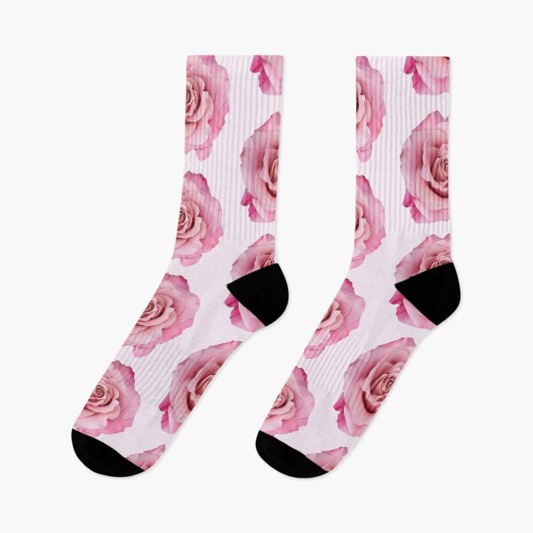 Item preview, pink pastel rose flower sticker designed and sold by inainart.
