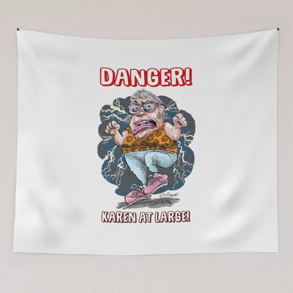 Item preview, Danger Karen at Large version 1 designed and sold by IanBakerToons.