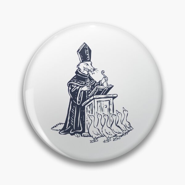 Item preview, Fox Preaching To Geese Medieval Satire designed and sold by SignumShop.