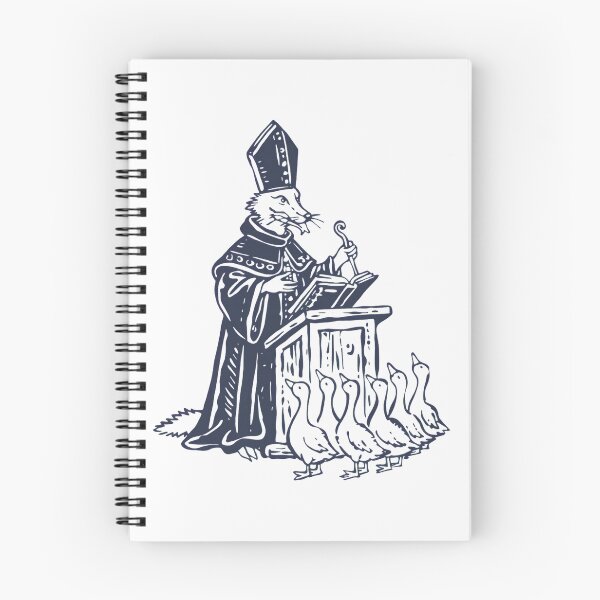 Item preview, Fox Preaching To Geese Medieval Satire designed and sold by SignumShop.