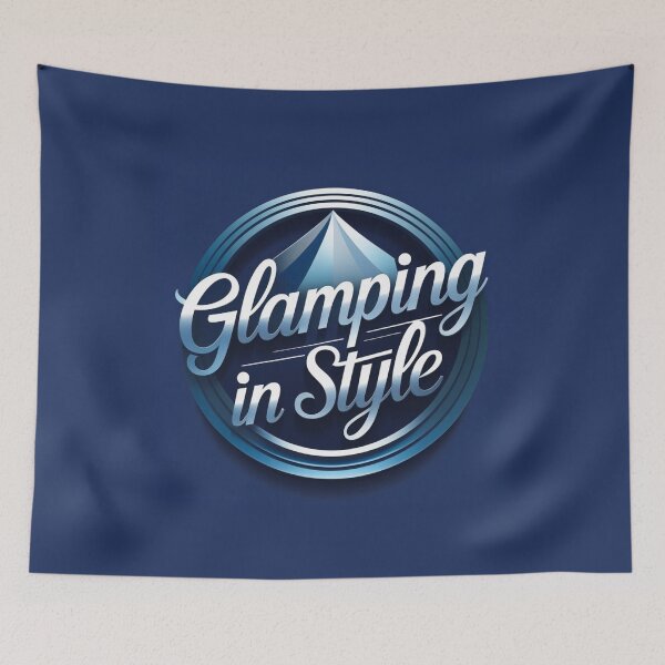 Item preview, Glamping in Style T Shirt, Glamping in Style Shirt, Glamping in Style Apparel, Glamping in Style Phone Case, Glamping in Style Gifts, Glamping in Style Tote Bag, Glamping in Style Mug designed and sold by happiness1000.