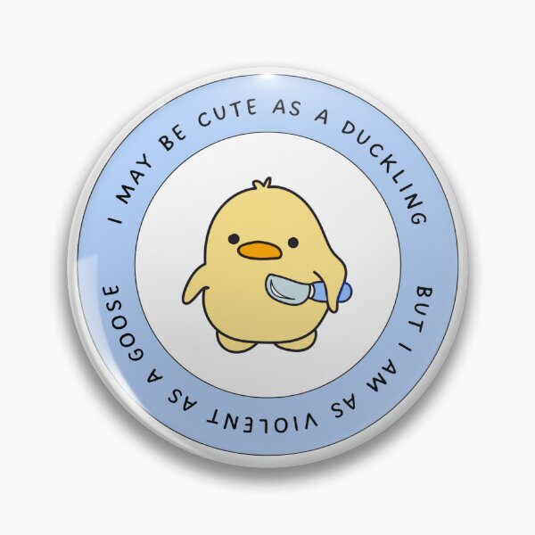 Item preview, Knife Duck Sticker designed and sold by LivingMyBestKR.