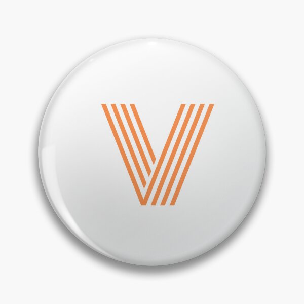 Item preview, Minimal Striped Letter V – Modern Initial Design designed and sold by AaronStone1898.