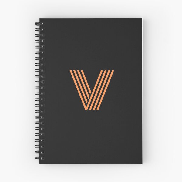 Item preview, Minimal Striped Letter V – Modern Initial Design designed and sold by AaronStone1898.