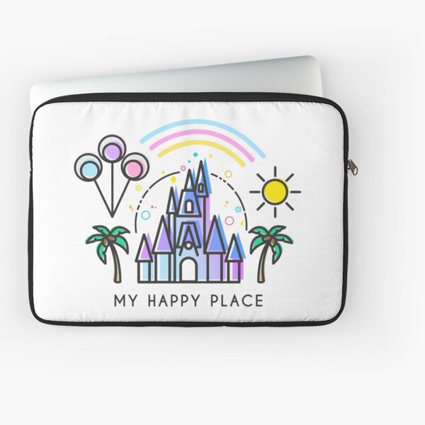Item preview, My Happy Place Vector Art Illustration. Magic Princess Castle World. Florida theme park land. designed and sold by tachadesigns.