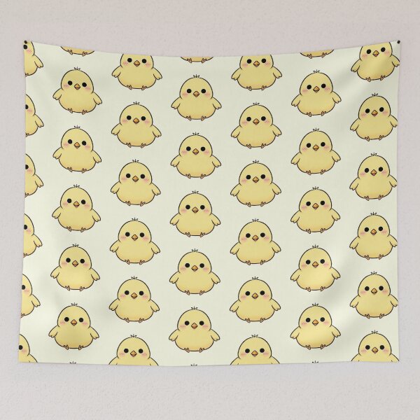 Item preview, Cute Kawaii Baby Chick Illustration – Adorable Chibi Yellow Bird designed and sold by soletstudio.