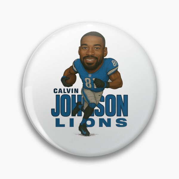 Item preview, Calvin Johnson Lions #81 Caricature Art designed and sold by TheArtOfCar.
