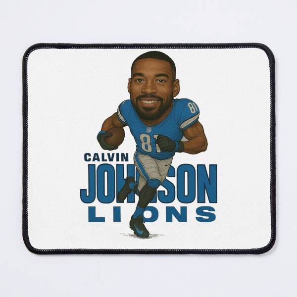 Item preview, Calvin Johnson Lions #81 Caricature Art designed and sold by TheArtOfCar.