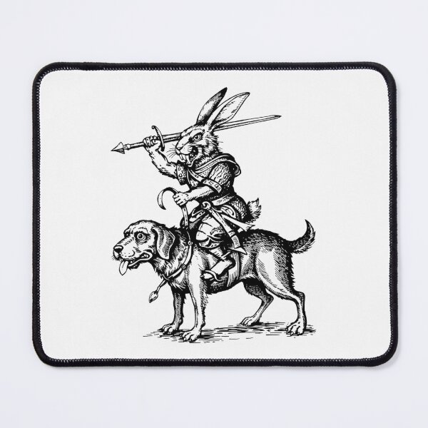 Item preview, Rabbit Riding Hunting Dog War designed and sold by SignumShop.
