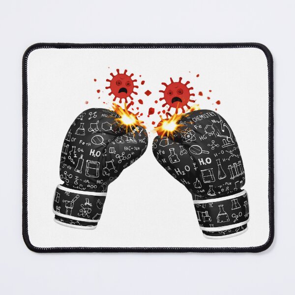 Item preview, Germs Defeated - Science vs Virus Boxing Gloves Art designed and sold by VauxelleArt.