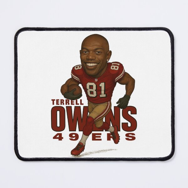 Item preview, Terrell Owens 49ers #81 Caricature Art designed and sold by TheArtOfCar.