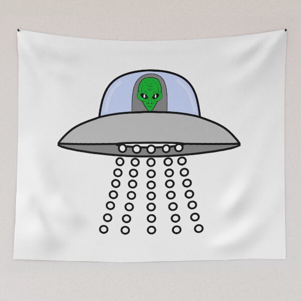 Item preview, Alien Flying Saucer designed and sold by Sartoris Art.