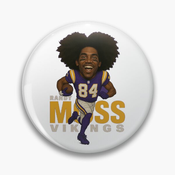 Item preview, Randy Moss Vikings #84 Caricature Art designed and sold by TheArtOfCar.