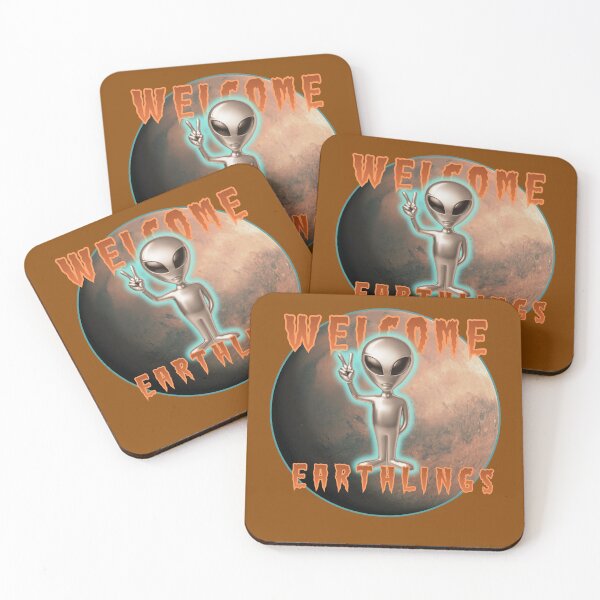 Item preview, Welcome Earthlings (to Mars) designed and sold by joztees.