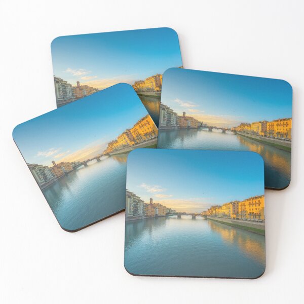 Item preview, Golden Reflections on the Arno River in Florence designed and sold by Stefano Orazzini.