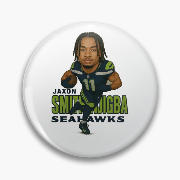 Item preview, Jaxon Smith-Njigba Seahawks #11 Caricature Art designed and sold by TheArtOfCar.