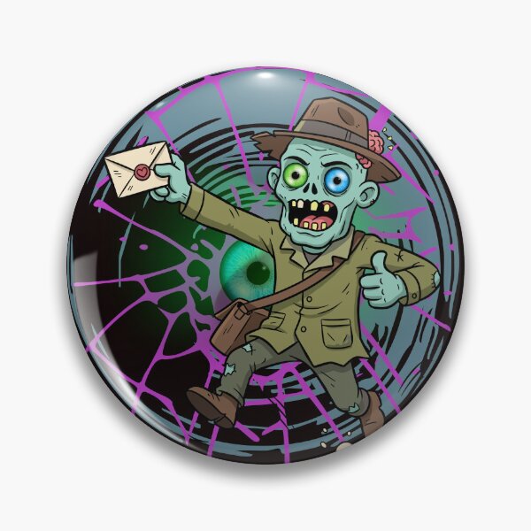 Item preview, Zombie Messenger designed and sold by IsaBellCreative.