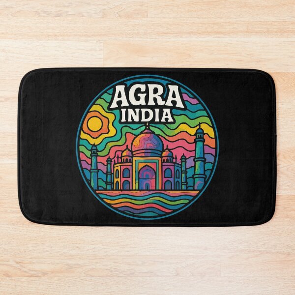 Item preview, Agra Taj Mahal India Trippy Art designed and sold by TomFrontierArt.