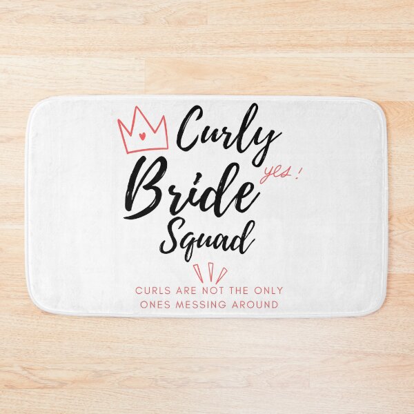 Item preview, Curly Bride Squad Bachelorette Party  designed and sold by Eli5Ol.