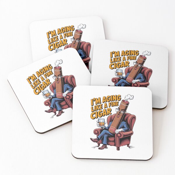 Item preview, I'm Aging Like A Fine Cigar Funny Fathers Day Dad Idea Adult T-Shirt designed and sold by Martysstore.