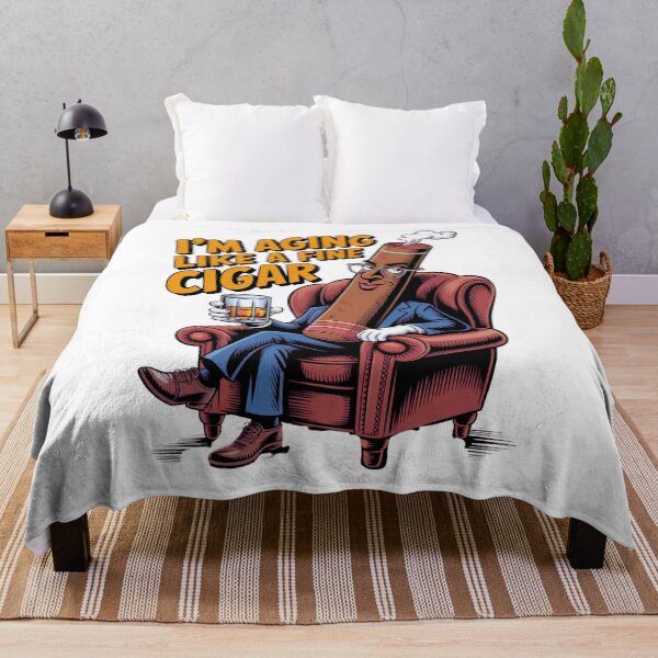 Item preview, I'm Aging Like A Fine Cigar Funny Fathers Day Dad Idea Adult T-Shirt designed and sold by Martysstore.