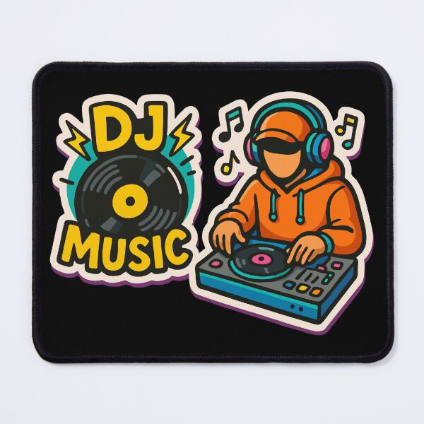 Item preview, DJ Music Headphones Turntable Vinyl Retro designed and sold by Mikoff04-arts.