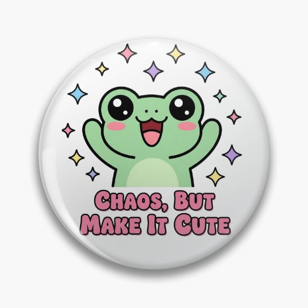 Item preview, Chaos But Make It Cute - Funny Frog designed and sold by artaipix.