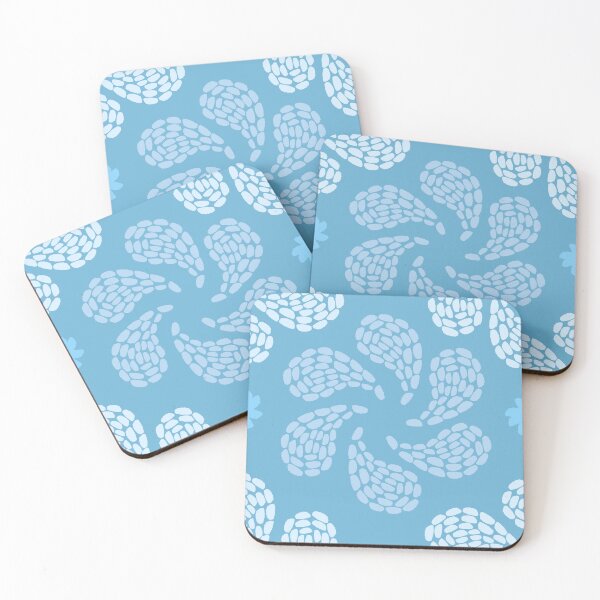 Item preview, Flowers (ice blue) designed and sold by ArtyFridgees.