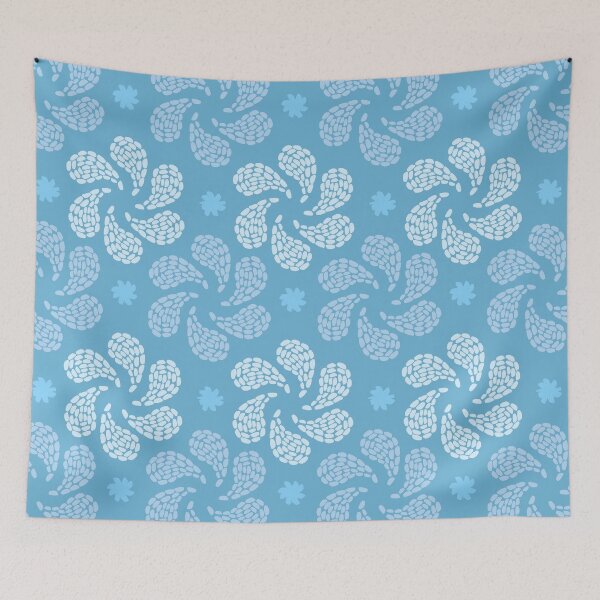 Item preview, Flowers (ice blue) designed and sold by ArtyFridgees.