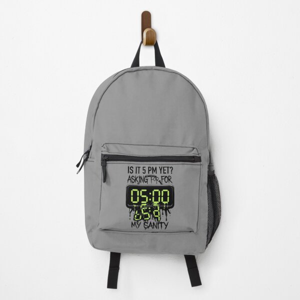 Item preview, Is It 5 PM Yet Asking For My Sanity Glitch Clock designed and sold by Dariusz.K.