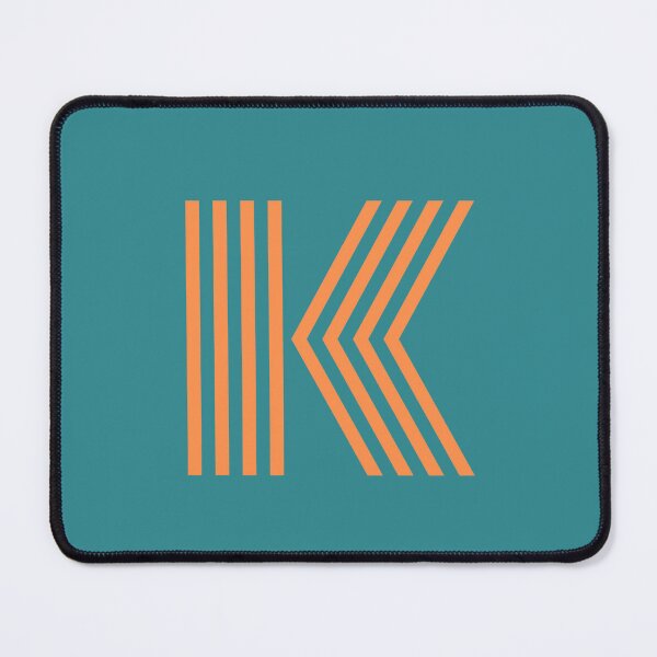 Item preview, Minimal Striped Letter K – Modern Initial Design designed and sold by AaronStone1898.
