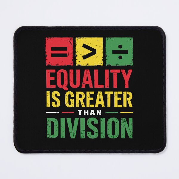 Item preview, Equality is Greater Than Division Black History Month 100 Years of Black History Men Women African American designed and sold by MrDesing10 ⭐⭐⭐⭐⭐.