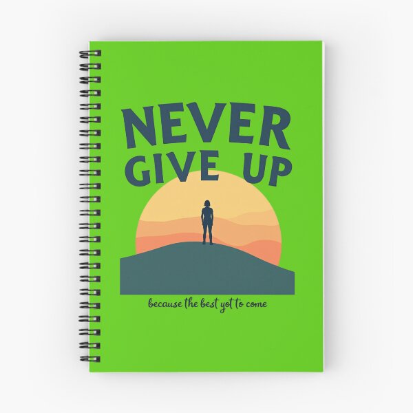Item preview, Never Give Up Inspirational Horizon Vision designed and sold by Posiheal26.