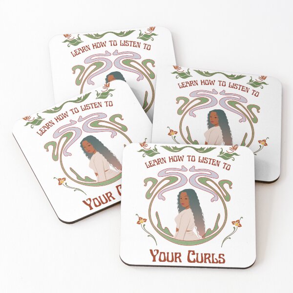 Item preview, Learn How To Listen To Your Curls - Art Nouveau  designed and sold by Eli5Ol.