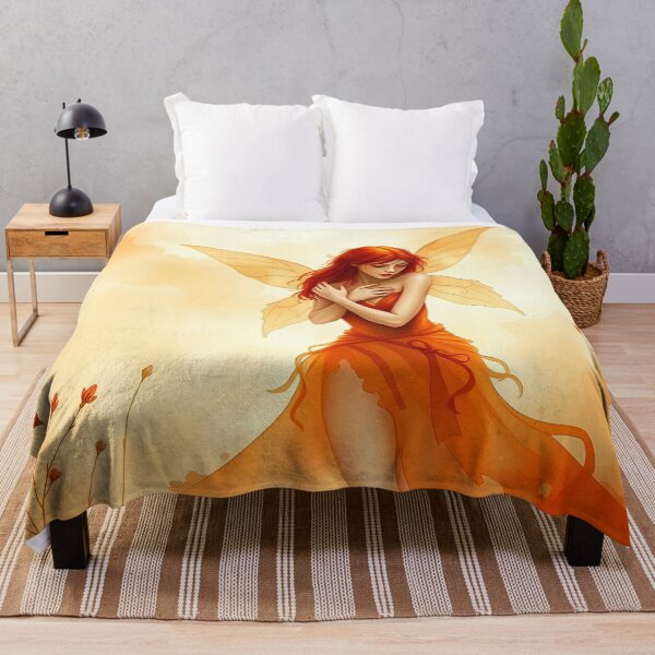 Item preview, Fairy with Orange Wings in Nature designed and sold by cuprum.