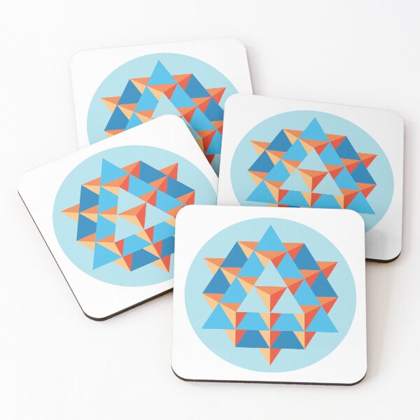 Item preview, 64 Tetrahedron Grid designed and sold by GalacticMantra.