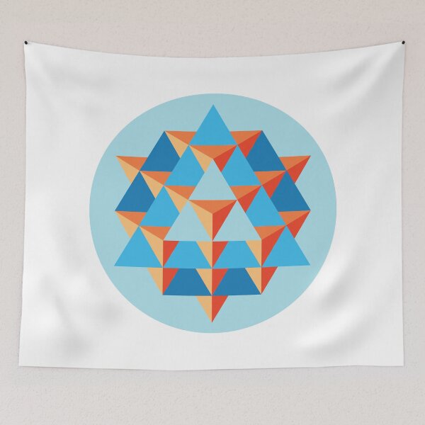 Item preview, 64 Tetrahedron Grid designed and sold by GalacticMantra.