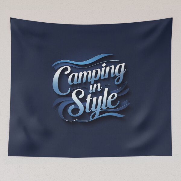Item preview, Camping in Style T Shirt, Camping in Style Shirt, Camping in Style Apparel, Camping in Style Phone Case, Camping in Style Gifts, Camping in Style Tote Bag, Camping in Style Mug, designed and sold by happiness1000.